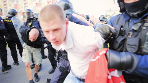 Tomas Rafa: Nationalists in  Ceske Budejovice II protest May 2013